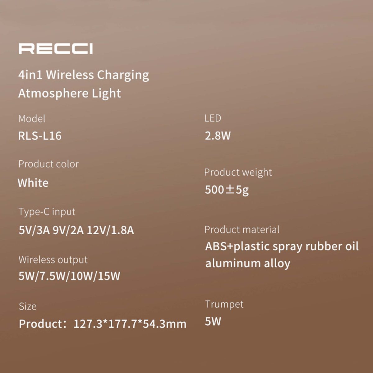 شارژر بی سیم رسی مدل RLS-L16