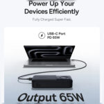 پاوربانک بیسوس مدل Free2Pull 65W ظرفیت 20000 میلی آمپر ساعت به همراه کابل USB-C