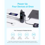 پاوربانک انکر مدل A1695 ظرفیت 25000 میلی آمپر ساعت به همراه دو کابل USB Type-C