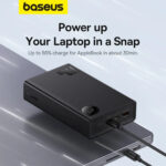 پاوربانک بیسوس مدل Adaman  140W ظرفیت 24000 میلی آمپر ساعت