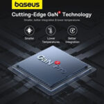 شارژر دیواری 100 وات بیسوس مدل GAN5 PRO 100W به همراه کابل USB-C