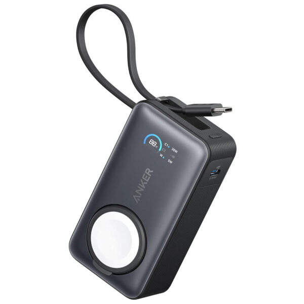 پاوربانک بی سیم انکر مدل MagGO For Apple Watch ظرفیت 10000 میلی آمپر ساعت با توان 35 وات