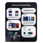 شارژر رومیزی 75 وات 5 پورت ولتمی مدل Vito Go EzTravel به همراه کابل USB-C به USB-C