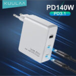 شارژر دیواری 140 وات کولا مدل PST-140UC2-LB