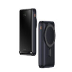 پاوربانک 20 وات بیسیم بیسوس مدل Magnetic Bracket ظرفیت 10000 میلی آمپر ساعت