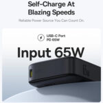 پاوربانک بیسوس مدل Free2Pull 65W ظرفیت 20000 میلی آمپر ساعت به همراه کابل USB-C