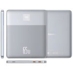 پاوربانک باسئوس مدل BLADE2 65W ظرفیت 12000 میلی آمپر ساعت