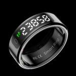 حلقه هوشمند اسمارت رینگ مدل SR08W رنگ طلایی براق