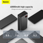 پاوربانک بیسوس مدل Adaman 22.5W ظرفیت 40000 میلی آمپر ساعت