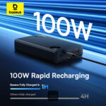 پاوربانک بیسوس مدل PPXJ2065 ظرفیت 24000 میلی آمپرساعت