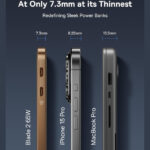 پاوربانک باسئوس مدل BLADE2 65W ظرفیت 12000 میلی آمپر ساعت