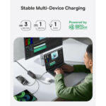 شارژر رومیزی ۶۷ وات بیسوس مدل PowerCombo 67W