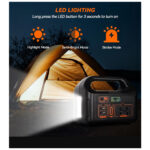 پاور استیشن مدل EG-008pb ظرفیت 12V/12AH میلی آمپر ساعت