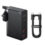 شارژر دیواری 100 وات بیسوس مدل GAN5 PRO 100W به همراه کابل USB-C