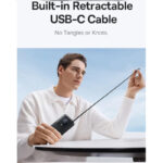 پاوربانک بیسوس مدل 65W NOMOS ظرفیت 20000 هزار میلی آمپر همراه با کابل USB-C