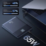 پاوربانک باسئوس مدل BLADE2 65W ظرفیت 12000 میلی آمپر ساعت