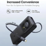 پاوربانک بیسوس مدل 65W NOMOS ظرفیت 20000 هزار میلی آمپر همراه با کابل USB-C