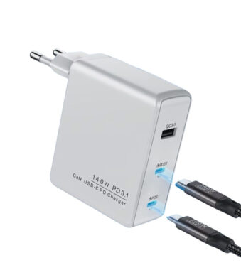 شارژر دیواری 140 وات کولا مدل PST-140UC2-LB