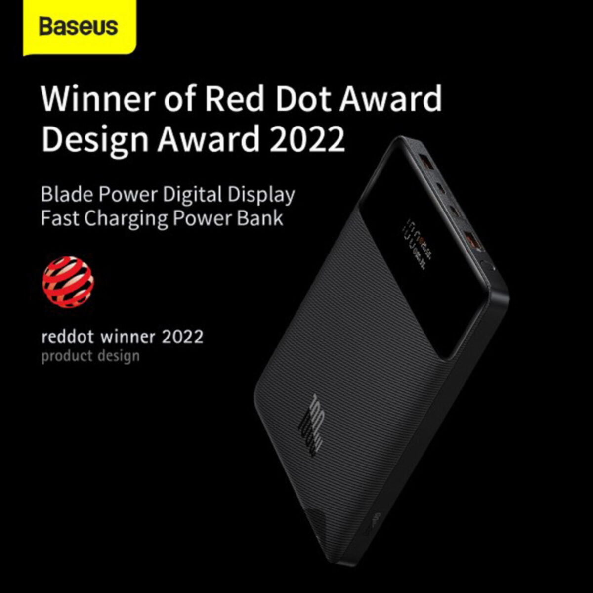 پاوربانک بیسوس مدل Blade HD Edition 100W  ظرفیت 20000 میلی آمپر ساعت