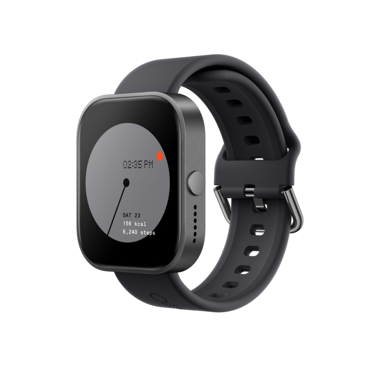 ساعت هوشمند ناتینگ مدل  Nothing CMF Watch Pro دارای قابلیت های صفحه نمایش رنگی، صفحه نمایش لمسی، کنترل سطح اکسیژن خون بند سیلیکون
