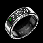 حلقه هوشمند اسمارت رینگ مدل SR08W رنگ طلایی براق