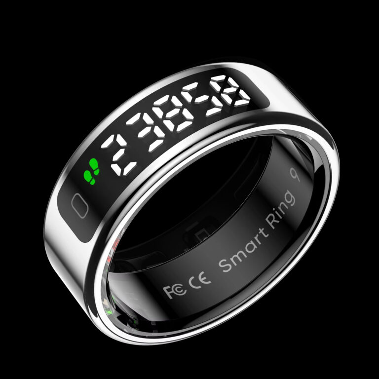 حلقه هوشمند اسمارت رینگ مدل SR08W رنگ استیل براق