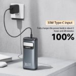 پاوربانک روموس 30وات مدل PMT30 ظرفیت 30000 میلی آمپر ساعت