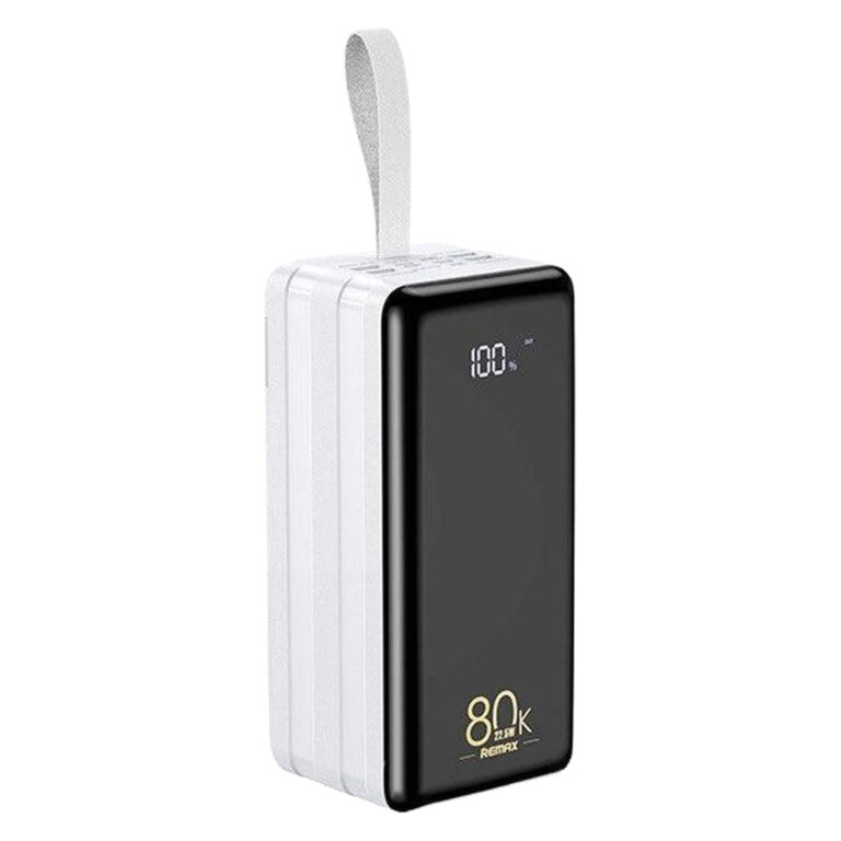 پاوربانک ریمکس مدل RPP-291 ظرفیت 80000 میلی آمپر ساعت