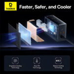 شارژر رومیزی 240 وات بیسوس مدل B-P101 240W