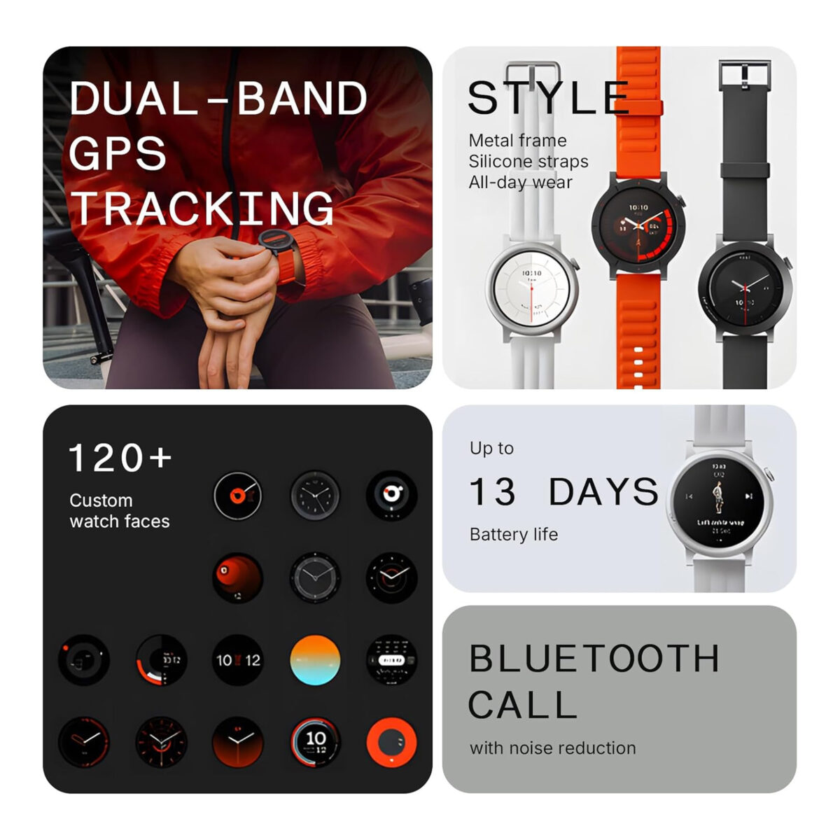 ساعت هوشمند 47 میلی‌متری ناتینگ مدل CMF Watch Pro 3 با بند سیلیکونی